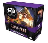 Asmodee - FFG Star Wars Unlimited - Jeu de Cartes à Collectionner Secrets du Pouvoir - Boîte de pré-Lancement - Contient 6 enveloppes - A partir de 12 Ans, 2+ Joueurs - Version espagnole