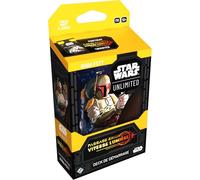 Asmodee - FFG - Star Wars Unlimited : Passage en Vitesse Lumière - Deck de Démarrage Boba Fett - Jeu de Cartes à Collectionner - Cartes Exclusives - Dès 12 Ans, 2+ Joueurs - Version française