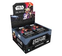 Asmodee - FFG - Star Wars : Unlimited Trading Card Game - Ashes of The Empire - Booster Display (24 boosterpacks) - JCC pour Enfants et Adultes, âge 12+, 2 Joueurs, 20 Minutes, Anglais