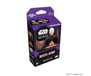Asmodee - FFG - Star Wars : Unlimited Trading Card Game - Maître de l'Intrigue - Spotlight Deck Palpatine - Cartes Exclusives - TCG pour Enfants et Adultes, âge 12+, 2 Joueurs, 20 Minutes, Allemand