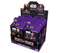 Asmodee - FFG - Star Wars : Unlimited Trading Card Game - Secrets of Power - Booster Display with 6 Spotlight Decks: Padmé Amidala & Kanzler Palpatine - TCG, âge 12+, 2+ Joueurs, 20 Minutes, Anglais