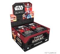 Asmodee FFG Star Wars Unlimited : Twilight of The Republic - Boîte de 24 Boosters - Jeu de Cartes à Collectionner - pour Adultes et Enfants, dès 12 Ans, 2 Joueurs - Version Anglaise