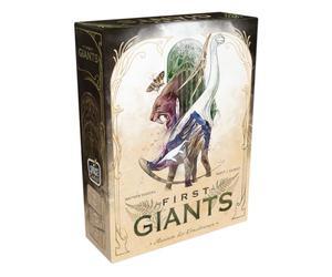 Asmodee, First Giants, Version Allemande, Jeu Familial avec fossiles pour 2 à 5 Joueurs à partir de 10 Ans, Un musée des géants préhistoriques avec 30 Minutes de Temps de Jeu par Partie