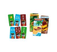 Asmodee Fractodingo CGFRAC01 : Jeu éducatif fractions, 2-8 joueurs, 96+ mois, Carton multicolore, 111 pièces, L90xP30xH92mm, Poids 160g