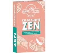 Asmodee - Jeu de cartes Funomenum Parent Épuisé - Kit de survie zen - Dès 4 ans, 2 joueurs, VF
