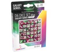 Gamegenic - Galaxy Series - Aurore - Set of 36 Dice from 6-12 mm - Board Games - Board Games - Card Games - Dice Games - Accessories and Supplies for Board Games