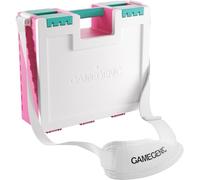 Gamegenic | Game Castle Rose/Blanc/Bleu Sarcelle | Boîte de Rangement pour Accessoires de Jeu et Cartes