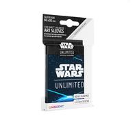 Asmodee - Gamegenic - Star Wars Unlimited Art Sleeves : Space Blue - Jeux de société - Cartes à Jouer et à Collectionner - Accessoires et Protection