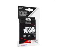 Asmodee - Gamegenic - Star Wars Unlimited Art Sleeves : Space Red - Jeux de société - Cartes à Jouer et à Collectionner - Accessoires et Protection
