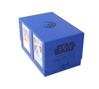 Asmodee Gamegenic - Star Wars Unlimited Double Deck Pod Blue - Jeux de société - Jeux de Cartes - Accessoires et Fournitures pour Jeux de société - Matériel de Protection