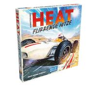 Asmodee, Heat - Extension de jeu de connaisseurs pour 1 à 7 joueurs à partir de 10 ans, plein de gaz jusqu'à ce que les pneus tourment - Un jeu de course avec 60 minutes de temps de jeu par partie