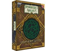 Asmodee - Horreur A Arkham - Lovecraft Letter - Jeu de Cartes basé sur Love Letter - Jeu de Stratégie et Déduction pour Adultes dès 14 Ans - 2 à 6 Joueurs - 30 à 45 M - en Français - Z-Man Games