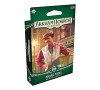 Asmodee, Horreur Arkham : Le Jeu de Cartes André Patel, Extension du Jeu d'enquêteur, Version Allemande, Jeu d'experts coopératifs pour 1 à 4 Joueurs à partir de 14 Ans, Jeu de Cartes avec 45 à 180