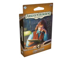 Asmodee, Horreur Arkham : le jeu de cartes - Carolyn Loin, extension du jeu d'enquêteur, version allemande, jeu d'experts coopératifs pour 1 à 4 joueurs à partir de 14 ans, jeu de cartes avec 45 à 180