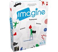 Asmodee - Imagine - Jeu d'Ambiance pour Adultes et Enfants dès 12 Ans - Jeu de Société pour Stimuler lmagination et Créativité - pour Jouer Entre Amis - 3 À 8 Joueurs - 30 Min- en Français