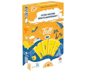 Asmodee Instaplay Tell me More - Jeu de Société - Jeu de Cartes | Jeu d'ambiance Coopératif - Jeu Adulte et Enfant à Partir de 10 Ans - 3 à 8 Joueurs - Version Française