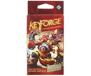 Asmodee Italie keyforge, le rappel des arconti-mazzo Jeu de cartes, rouge, 10601 - version italienne
