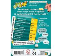 Asmodee Jet Lag - Jeu de société d'action et réflexe en extérieur pour enfants - Quiz de culture générale fun et décalé