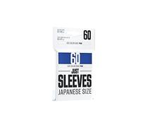 Just Sleeves | 60 protège-Cartes | Dos Opaque Coloris Bleu | Aspect Brillant | Format Japonais 62x89mm | Color Code : Pink | Jeu de société | Accessoire