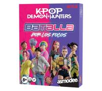 Asmodee K-Pop Demon Hunters Bataille pour Les projecteurs, Jeu de Cartes de stratégie par équipes, système Love Letter, à partir de 10 Ans, de 2 à 6 Joueurs, 15 Minutes par Partie, Espagnol