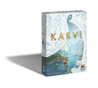 Asmodee - KARVI - Jeu de Société de Plateau pour Adultes & Enfants dès 12 ans - Dirigez l'Equipage de votre Karv et Parcourez les Mers du Nord - 2 à 4 Joueurs - 2h - Version Française -Hans im Glück