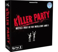 Asmodee - Killer Party - Jeu d'Ambiance et d'Enquête dès 14 Ans - Made in France - Missions Tueur en Série - Jeu de Cartes pour Soirées Groupe Adultes - 2h - 8 à 30 Joueurs - en Français