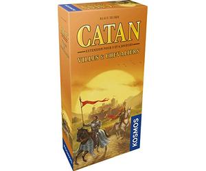 Asmodee Kosmos, Catan - Extension : Villes et Chevaliers 5/6 Joueurs (Edition 2022), Jeu de société, A partir de 10 Ans, 5 à 6 Joueurs, 90 Min