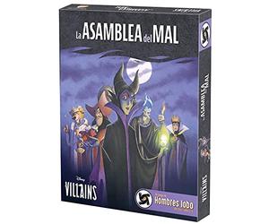 Asmodee L'Assemblée du Mal, Jeu de société de rôles cachés avec des méchants de Disney, basé sur Les Loups-garous de Castronegro, à partir de 10 Ans, de 6 à 12 Joueurs, 30 Minutes, Espagnol