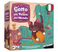 Asmodee Le Chat Le Plus Heureux du Monde - Jeu de société avec Chats | Jeu de société où créer la meilleure maison pour votre chaton - 2 à 4 joueurs - 8+ ans - 30 minutes - édition italienne
