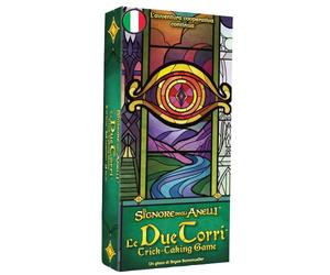 Asmodee - Le Seigneur des Anneaux: Les Deux Tours, Jeu de Prises, Jeu de Cartes Coopératif, Jeu de Table et Stratégie pour Adultes et Enfants, 10 Ans, 1 à 4 Joueurs, 20 Min, Édition Italienne