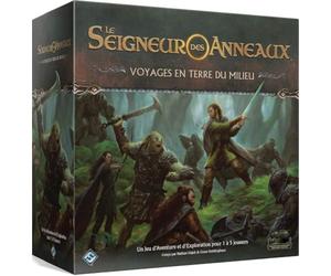 Asmodee - LE SEIGNEUR DES ANNEAUX : Voyages En Terre Du Milieu | Jeu de Société d'Aventure Coopératif - Pour Adultes & Adolescents dès 14 Ans - 1 À 5 Joueurs - 60 Min - Version FR - FFG