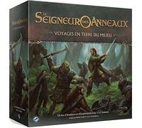 Asmodee - LE SEIGNEUR DES ANNEAUX : Voyages En Terre Du Milieu - Jeu de Société d'Aventure - Pour Adultes et Adolescents dès 14 Ans - Jeu Coopératif - 1 À 5 Joueurs - 60 Min - Version Française -FFG
