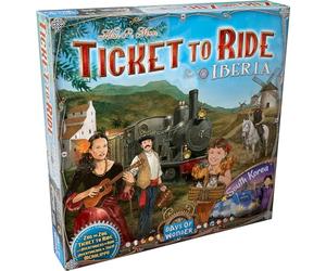 Asmodee - Les AVENTURIERS du Rail : Extensions Iberia & COREE du SUD | Version FR - Jeu de Société Enfants dès 8 Ans - 2 à 4 Joueurs - 30 à 60 Min - A Jouer avec Un Jeu de Base - Days of Wonder