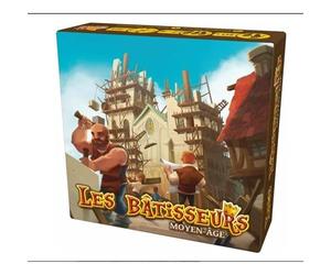 Asmodee - Les BATISSEURS : Moyen Age - Jeu de Société Stratégique | Pour Enfants dès 10 Ans - As d'or 2014 - Jeu de Cartes & Voyage - 2 à 4 Joueurs - Version Française - Bombyx