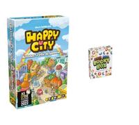 Asmodee Lot de Happy City - Jeu de Société de Construction Urbaine Super Mega Lucky Box - Jeu de Société Adultes & Enfants dès 8 Ans