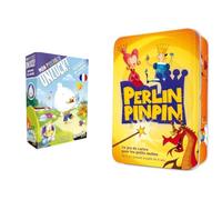Asmodee Lot de Mon Premier Unlock! Histoires de Canard, Jeu de Société PERLIN PINPIN - Jeu de Cartes pour Enfants dès 6 Ans
