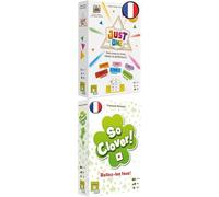 Asmodee - Lot Just One (Jeu de Société Coopératif) + So Clover! (Jeu d Association d'Idées - Jeu de Réflexion) pour Adultes et Enfants