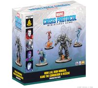 Asmodee Marvel : Crisis Protocol Iron Lad, Iron Monder, Kang The Conqueror & Rescue Jeu de Figurines À partir de 14 Ans 2 Joueurs Temps de Jeu de 90 Minutes