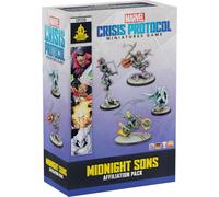 Asmodee - Marvel Crisis Protocol : Les Fils de Minuit - Atomic Mass Games | Extension 4 figurines - dès 14 ans - 2 joueurs - 90 min - multilingue