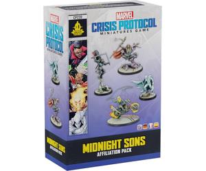 Asmodee - Marvel Crisis Protocol : Les Fils de Minuit - Atomic Mass Games | Extension 4 figurines - dès 14 ans - 2 joueurs - 90 min - multilingue