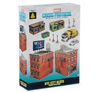Asmodee, Marvel : Crisis Protocol - NYC City Block, Terrain Collection, Atomic Mass Games, Tabletop, 2 Joueurs, de l'âge 14+, 90-120 Minutes, Anglais, français et Espagnol