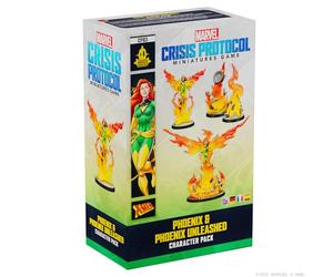 Asmodee - Marvel Crisis Protocol : Phoenix & Phoenix Déchaînée | Atomic Mass Games - Jeu de figurines de stratégie - Expert - Dès 14 ans - 2 joueurs - multilingue