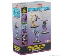 Asmodee, Marvel : Crisis Protocol - Prowler, Spider-Man 2099 & Ultimate Spider-Man, Character Pack, Atomic Mass Games, Tabletop, 2 Players, from Age 14+, 90-120 Minutes, English, French and Spanish