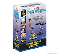 Atomic Mass Games | Marvel: Crisis Protocol Uncanny Telepaths & Telekinetics | Extension De Personnages, Cinq Figurines Détaillées, Tactiques Psychiques Mutantes, Âge 14+ | 2 Joueurs | 90 Minutes