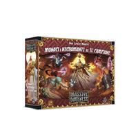Asmodee - Massive Darkness 2 : Moines et Nécromants vs Le Champion - Boîte Héros et Monstres, Expansion Jeu de Table, Edition en Italien