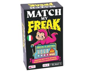 Asmodee Match My Freak - Savez-Vous Vraiment à Quel Point Vos Amis sont Pleins ? - Jeu de société pour soirées Entre Amis - Cartes à Jouer - Idée Cadeau pour Adultes - 2 à 8 Joueurs - 18 Ans et Plus