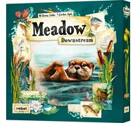 Asmodee - Meadow Downstream - Extension de jeu de table, 1 à 4 joueurs, 10+ ans, édition en italien