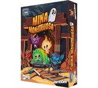 Asmodee Mina Monstrueuse Jeu de société à partir de 10 Ans, 2 à 5 Joueurs, 20 Minutes par Partie, Espagnol