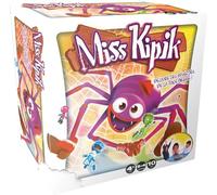 Asmodee - Miss Kipik - Jeu de Société pour Enfants dès 4 Ans- Jeu d'action & d’Adresse - Délivrez Les Insectes de la Toile d'Araignée - pour Jouer en Famille - 2 à 6 Joueurs - 15 Min