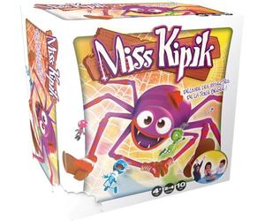 Asmodee - Miss Kipik - Jeu de Société pour Enfants dès 4 Ans- Jeu d'action & d’Adresse - Délivrez Les Insectes de la Toile d'Araignée - pour Jouer en Famille - 2 à 6 Joueurs - 15 Min